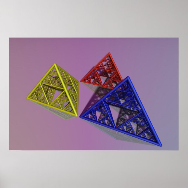 Sierpinski Pyriamids Poster (Framsidan)