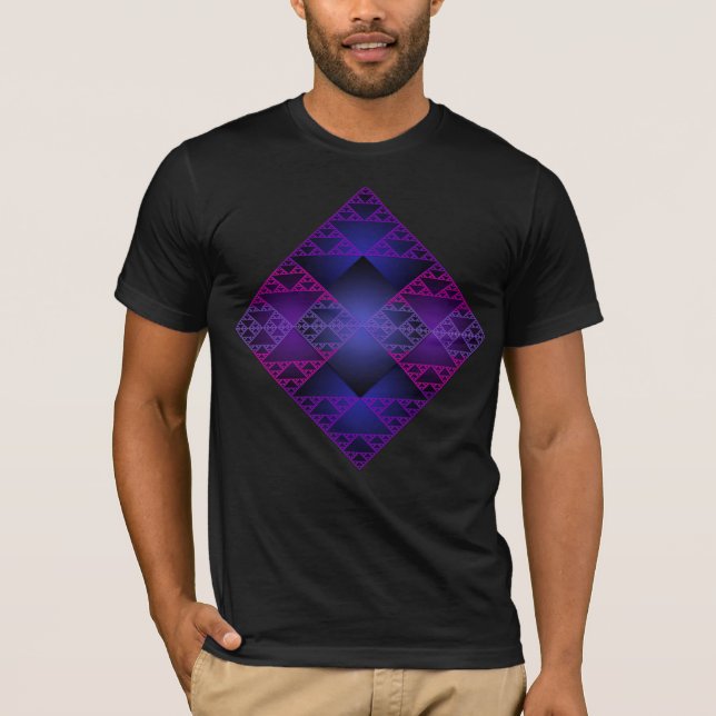 Sierpinski Triangle Roligt T shirt (Framsida)
