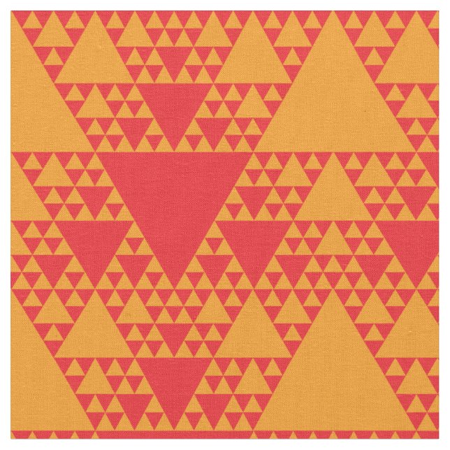 Sierpinski Triangles - Varm Tyg (Närbild)