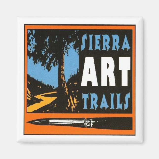 Sierra Art-spår Magnet (Framsidan)