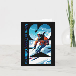 Sierra-at-tahoe Coola Skiing Vacation Ski utomhus Kort