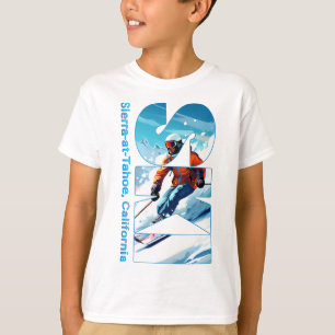 Sierra-at-tahoe Coola Skiing Vacation Ski utomhus T Shirt