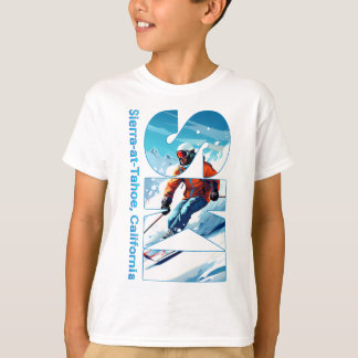 Sierra-at-tahoe Coola Skiing Vacation Ski utomhus T Shirt
