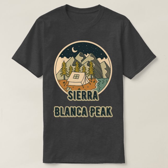 Sierra Blanca-topp T Shirt (Design framsida)