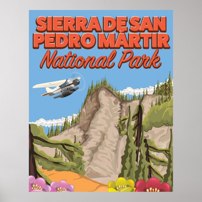 Sierra de San Pedro Mártir nationalpark Poster (Framsidan)
