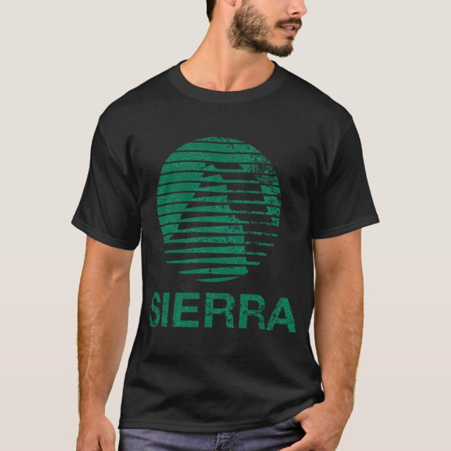 Sierra faded classic t shirt family vintage (Framsida)