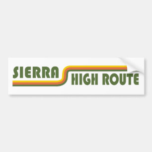 Sierra High Route California Bildekal