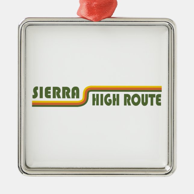 Sierra High Route California Julgransprydnad Metall (Framsidan)