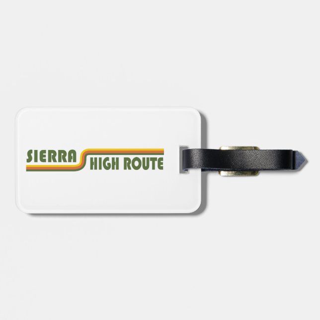 Sierra High Route Kalifornien Bagagebricka (Baksida Vågrät)