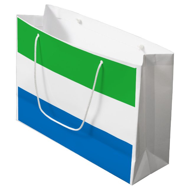 Sierra Leone Flag (Framsidan Vinklad)