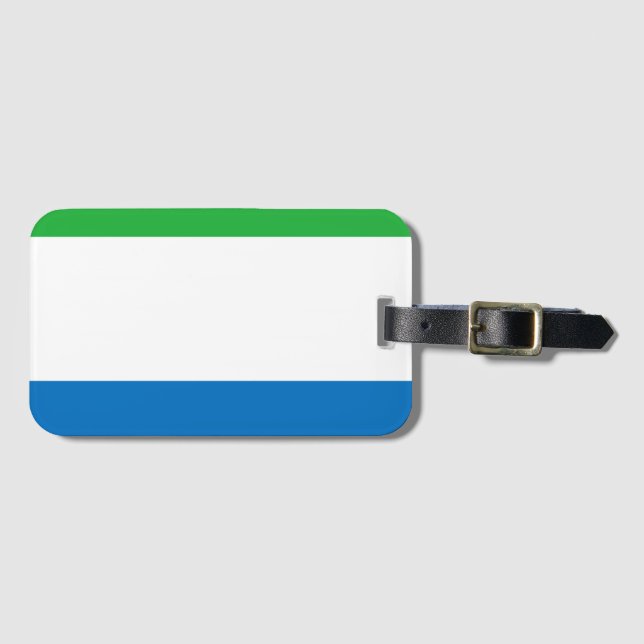 Sierra Leone flag Bagagebricka (Framsida horisontal)