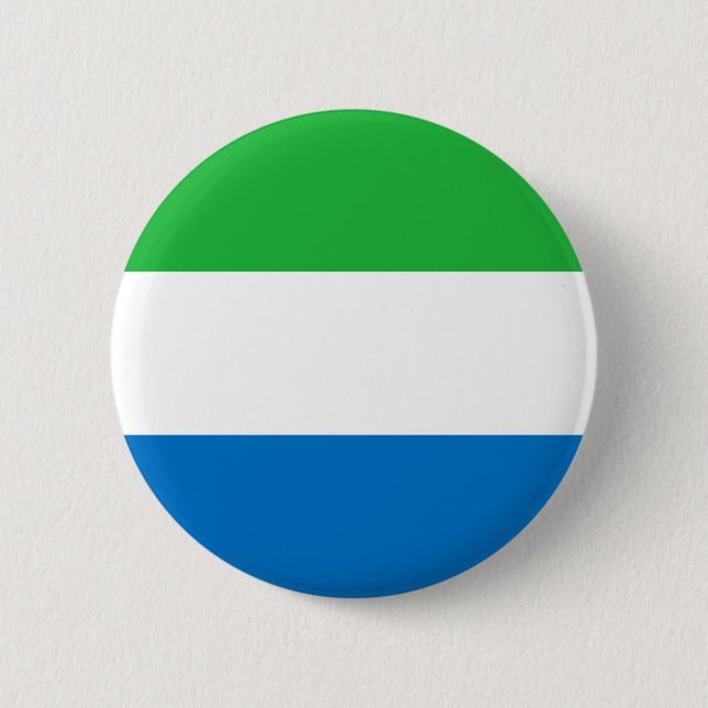 Sierra Leone Flag Knapp (Framsida)