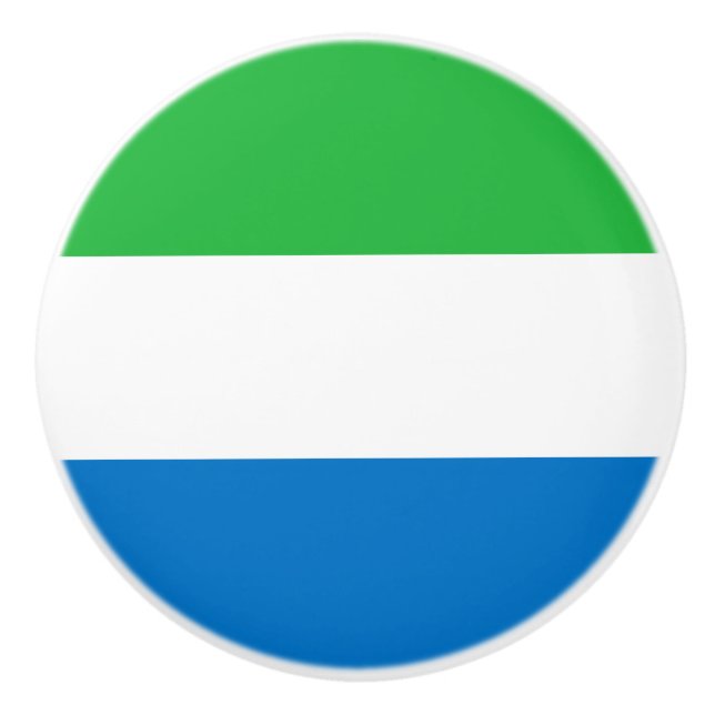 Sierra Leone Flag Knopp (Framsidan)
