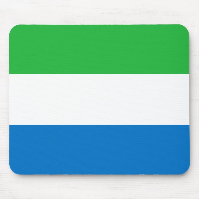 Sierra Leone Flag Musmatta (Framsidan)