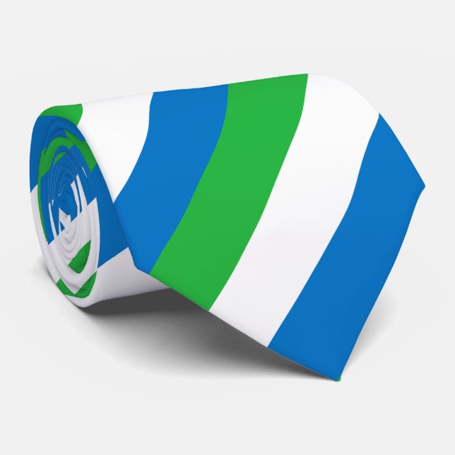 Sierra Leone Flag Slips (Rullad)