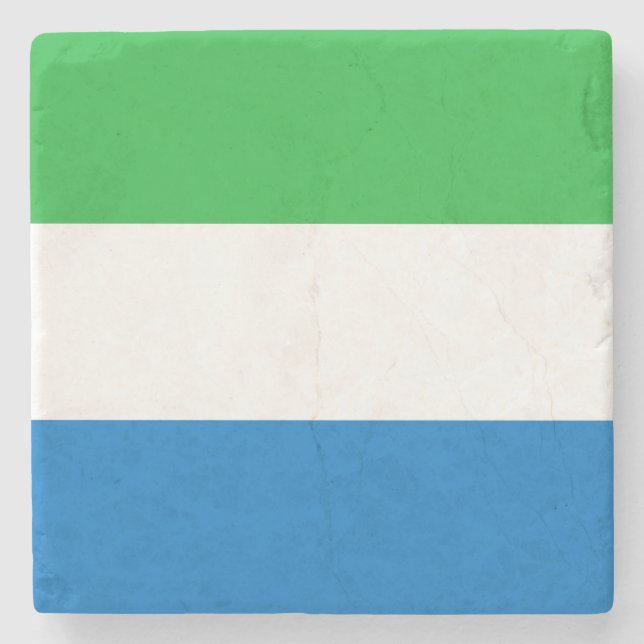 Sierra Leone Flag Stenunderlägg (Framsidan)