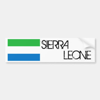 Sierra Leone flagga Bildekal