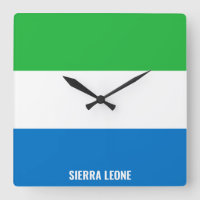 Sierra Leone Flagga Dazzling Patriotic