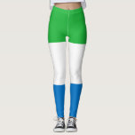 Sierra Leone flagga Leggings<br><div class="desc">Sökandet "wowsmiley" för mer produkter gillar detta.</div>