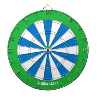 Sierra Leone Flagga Patriots Bullseye Darttavla