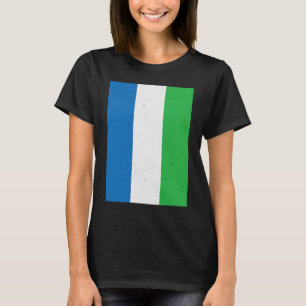 Sierra Leone Flagga Sierra Leonean Travel T Shirt