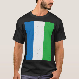 Sierra Leone Flagga Sierra Leonean Travel T Shirt