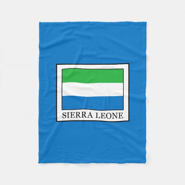 Sierra Leone Fleecefilt (Framsidan)