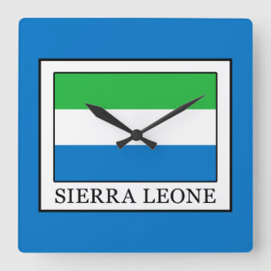 Sierra Leone Fyrkantig Klocka