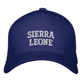 Sierra Leone Hat Broderad Keps