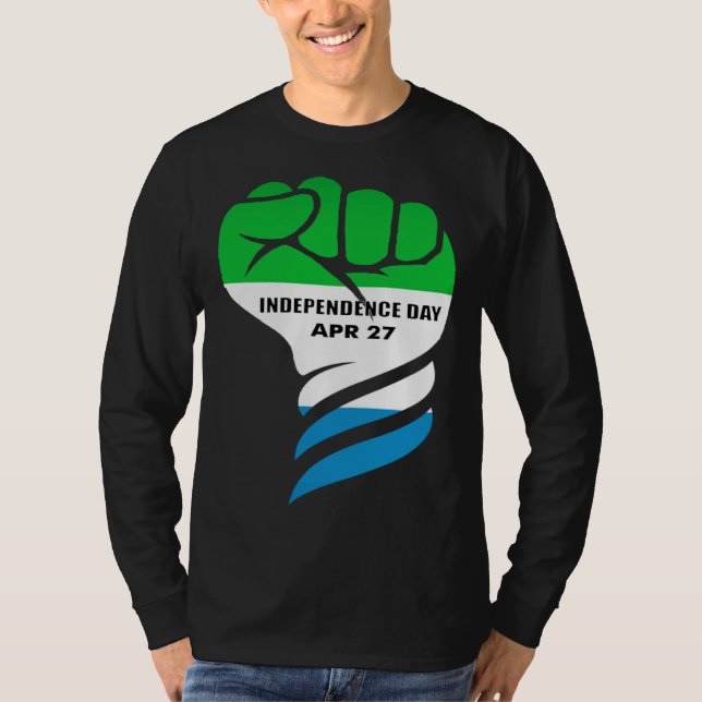 Sierra Leone independence day Black Pride Sweet Sa T Shirt (Framsida)