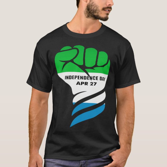 Sierra Leone independence day Black Pride Sweet Sa T Shirt (Framsida)