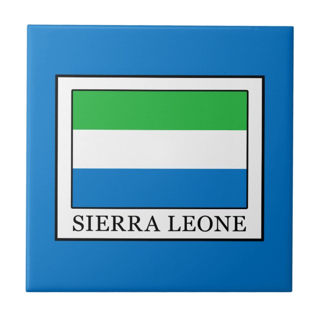 Sierra Leone Kakelplatta (Framsidan)