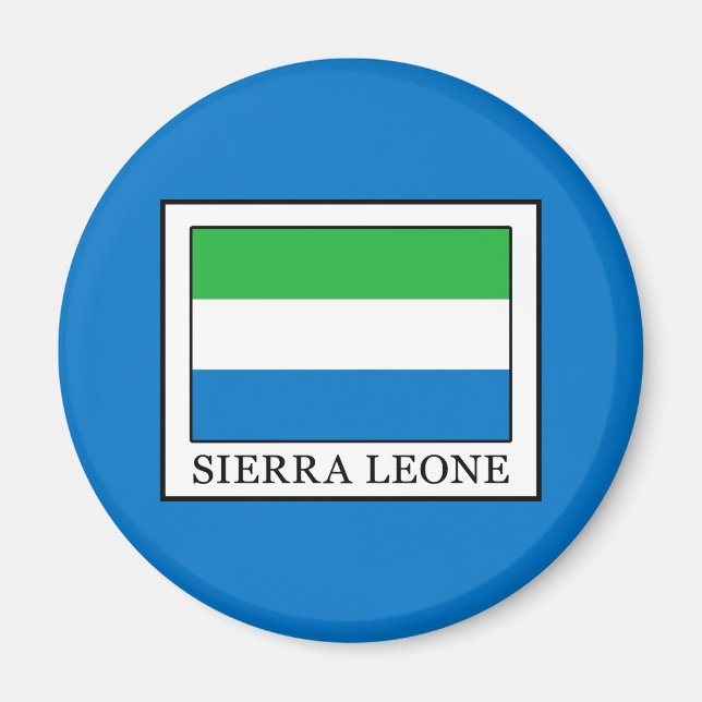 Sierra Leone Magnet (Framsidan)