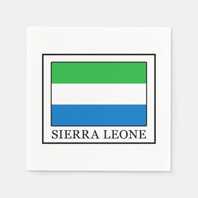 Sierra Leone Pappersservett (Framsidan)