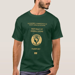 Sierra Leone passport T Shirt
