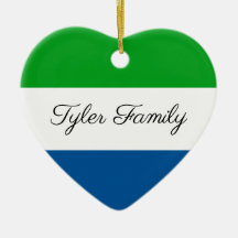 Sierra Leone| Personlig jul Ornament
