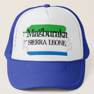 SIERRA LEONE T-TRÖJA OCH etc. (magburakaen) Truckerkeps