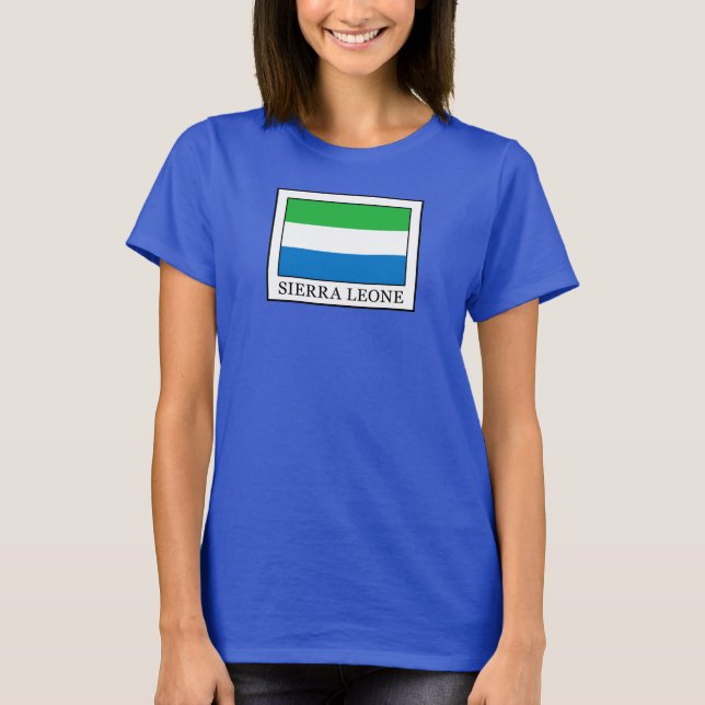 Sierra Leone Tee Shirt (Framsida)
