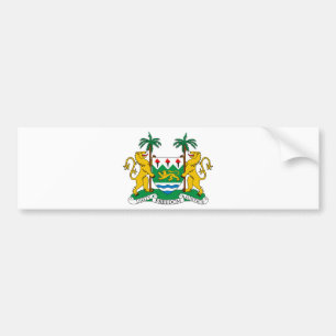 Sierra Leone vapensköld Bildekal
