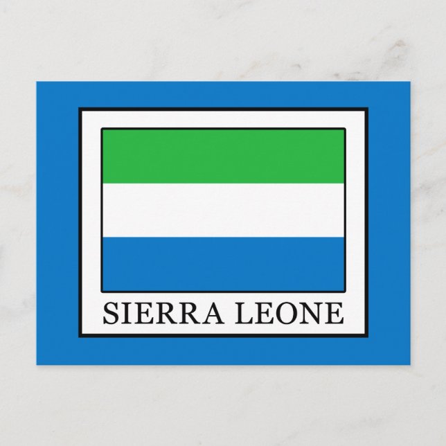 Sierra Leone Vykort (Framsida)