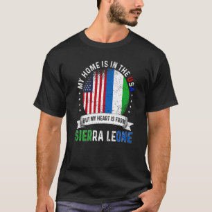 Sierra Leonean American Patriot Heart kommer från T Shirt