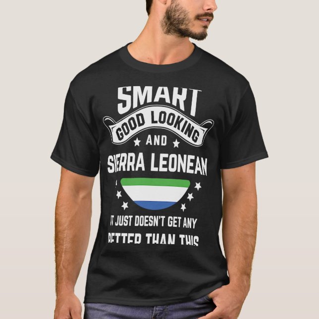 Sierra Leonean Flagga Native Pride Sierra Leone Ro T Shirt (Framsida)