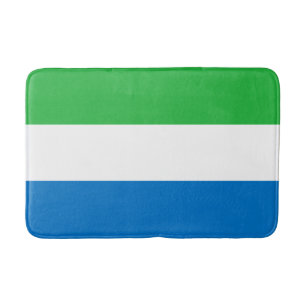 Sierra Leones flagga Badrumsmatta
