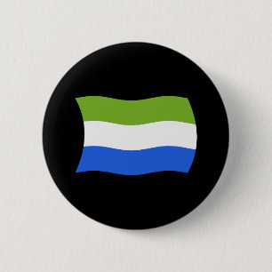 Sierra Leones flagga knapp