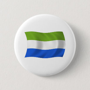 Sierra Leones flagga knapp