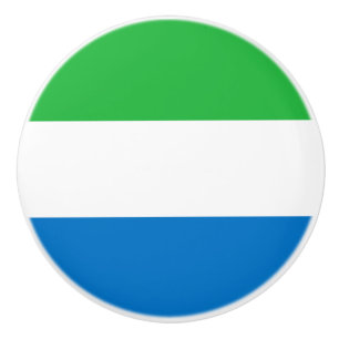 Sierra Leones flagga Knopp