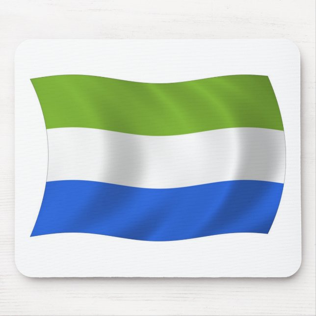 Sierra Leones flagga Musmattor (Framsidan)