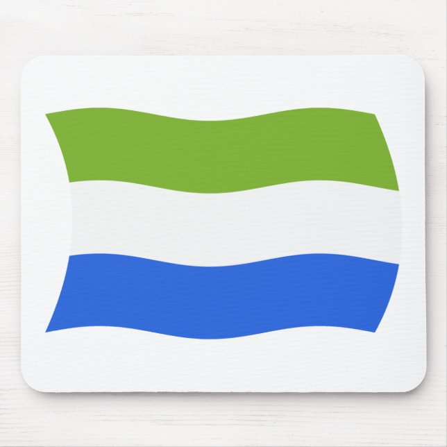 Sierra Leones flagga Musmattor (Framsidan)