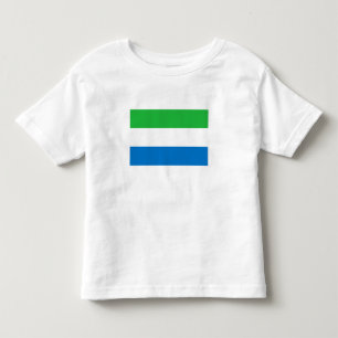 Sierra Leones flagga T Shirt