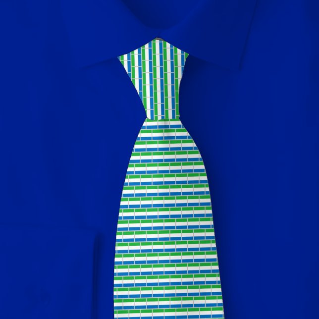 Sierra Leones flagga tegelmönster Slips (Skapare uppladdad)